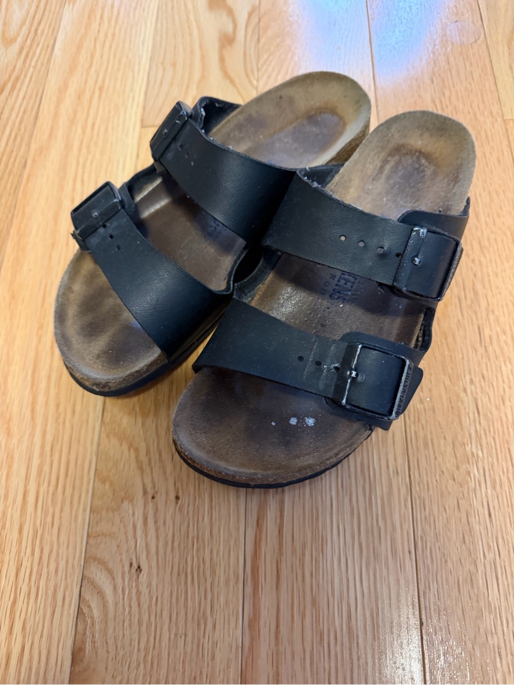 Birkenstock Black Two-Buckle Sandals